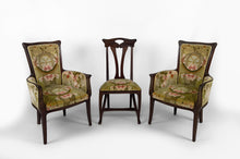 Lade das Bild in den Galerie-Viewer, Salon Art Nouveau 3 éléments, 2 bergères et 1 chaise, France, Circa 1900
