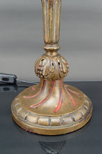 将图片加载到图库查看器，Grande lampe Art Deco en bois doré, France, circa 1920
