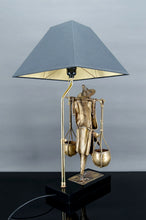 Charger l&#39;image dans la galerie, Lampe en bronze, &quot;Le Porteur Peul&quot;, France, Circa 1970
