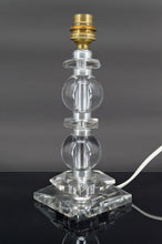 将图片加载到图库查看器，Lampe en cristal Art Déco, attribuée à Jacques Adnet pour Bacarrat, France, Circa 1940
