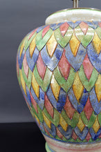 Charger l&#39;image dans la galerie, Lampe en céramique Deruta, Italie, circa 1970-1980
