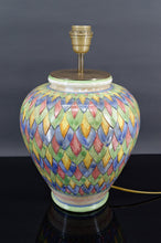 Load image into Gallery viewer, Lampe en céramique Deruta, Italie, circa 1970-1980
