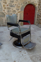 将图片加载到图库查看器，Lot de 3 fauteuils Art Deco de coiffeur / barbier, WITUB, France, circa 1940
