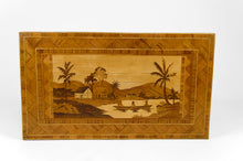 Lade das Bild in den Galerie-Viewer, Table basse Midcentury africaine en bois marqueté, vers 1960
