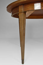 Lade das Bild in den Galerie-Viewer, Table ronde Art Déco en acajou par Jacques Adnet vers 1940
