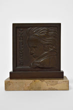 将图片加载到图库查看器，Bronze de Beethoven par Henri Dropsy
