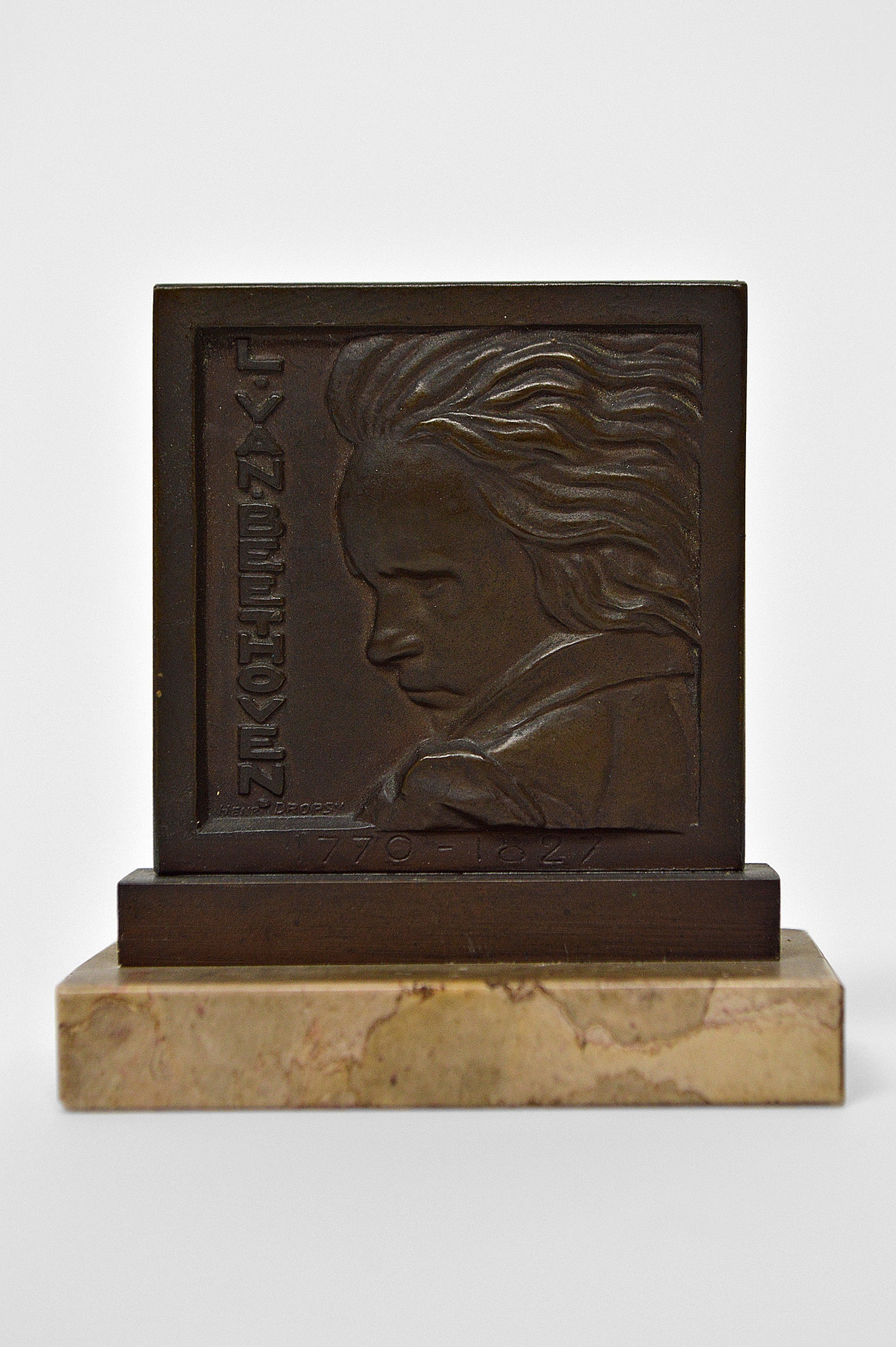 Bronze de Beethoven par Henri Dropsy