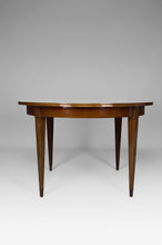 将图片加载到图库查看器，Table ronde Art Déco en acajou par Jacques Adnet vers 1940

