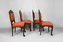 Lade das Bild in den Galerie-Viewer, Lot de 4 chaises japonisantes attribuées à Gabriel Viardot, France, circa 1880

