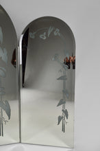 Charger l&#39;image dans la galerie, Miroir triptyque éclairé, vers 1970-1980
