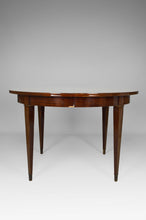 将图片加载到图库查看器，Table ronde Art Déco en acajou par Jacques Adnet vers 1940
