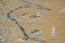 Cargar imagen en el visor de la galería, Grande tapisserie Vietnamienne au tigre, vers 1890
