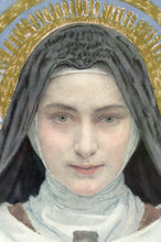 Cargar imagen en el visor de la galería, Lithographie Sainte Thérèse de Lisieux par Edgard Maxence, 1927
