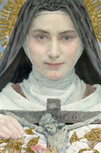 Lade das Bild in den Galerie-Viewer, Lithographie Sainte Thérèse de Lisieux par Edgard Maxence, 1927
