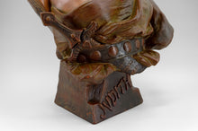 Load image into Gallery viewer, Buste de Judith en terre cuite par Ricardo Aurilli, circa 1900-1910
