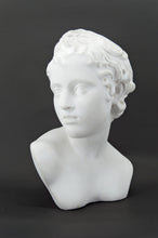 Load image into Gallery viewer, Buste féminin en plâtre à l&#39;antique
