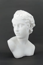 Load image into Gallery viewer, Buste féminin en plâtre à l&#39;antique
