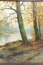 Lade das Bild in den Galerie-Viewer, Paysage d&#39;automne, peinture impressionniste par Kees Terlouw, France, circa 1910
