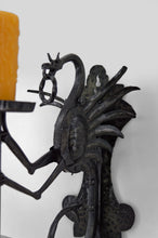 Load image into Gallery viewer, Lot de 5 appliques aux dragons, Italie, circa 1900
