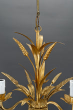 Load image into Gallery viewer, Suspension dorée aux épis de blé, circa 1960
