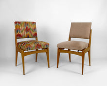 Cargar imagen en el visor de la galería, Paire de chaises Mid-Century Modern, France, circa 1950
