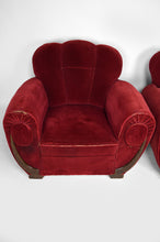 Загрузить изображение в средство просмотра галереи, 4 fauteuils club Art Deco, France, 1930-1940
