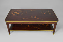 Load image into Gallery viewer, Table basse néo-classique en acajou marqueté, France, XXe
