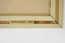 Cargar imagen en el visor de la galería, Table basse carrée en aluminium laqué par Pierre Vandel
